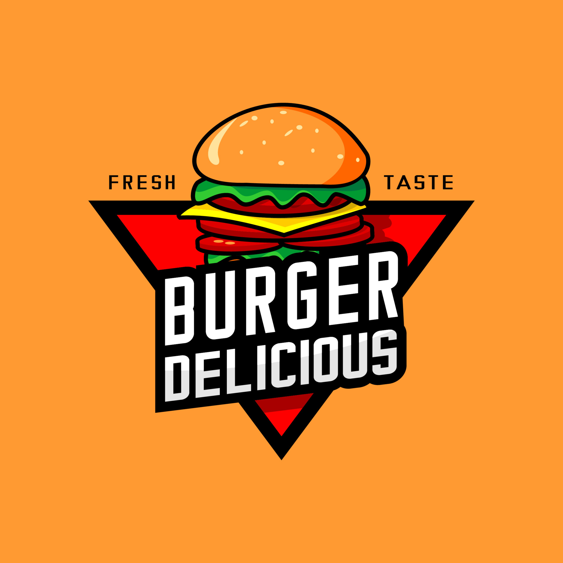 Logo Burger Delicious